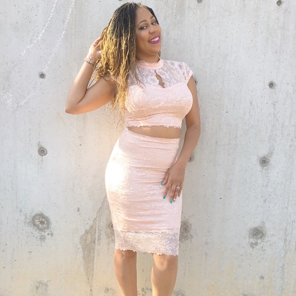 Boutique Dresses & Skirts - Two-piece Lace Dress